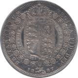 1887 HALFCROWN ( EF ) 3 - Halfcrown - Cambridgeshire Coins