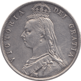 1887 HALFCROWN ( GVF ) 2 - Halfcrown - Cambridgeshire Coins