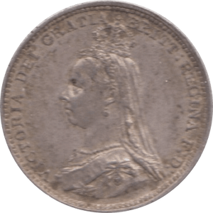 1887 MAUNDY THREEPENCE ( AUNC ) 1 - Maundy Coins - Cambridgeshire Coins