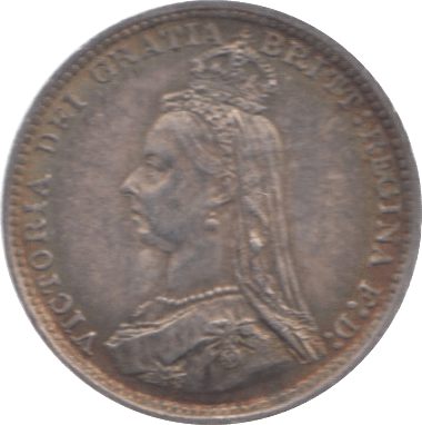 1887 MAUNDY THREEPENCE ( UNC ) - Maundy Coins - Cambridgeshire Coins