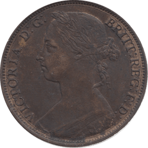 1887 PENNY ( AUNC ) 25 - Penny - Cambridgeshire Coins