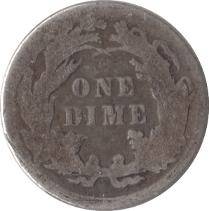 1887 SILVER ONE DIME USA - SILVER WORLD COINS - Cambridgeshire Coins