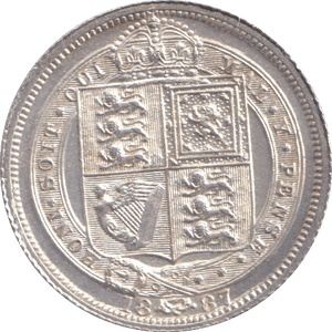 1887 SIXPENCE ( AUNC ) - Sixpence - Cambridgeshire Coins