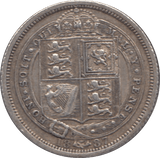 1887 SIXPENCE ( EF ) 26 - Sixpence - Cambridgeshire Coins