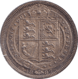 1887 SIXPENCE ( EF ) - Sixpence - Cambridgeshire Coins