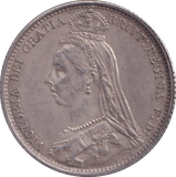 1887 SIXPENCE ( EF ) - Sixpence - Cambridgeshire Coins