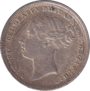 1887 SIXPENCE ( EF ) - Sixpence - Cambridgeshire Coins