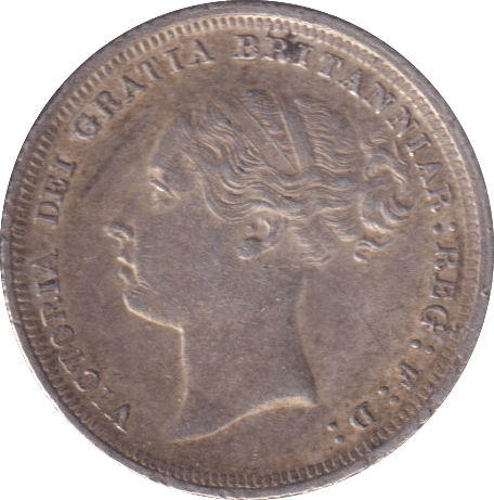 1887 SIXPENCE ( EF ) - Sixpence - Cambridgeshire Coins