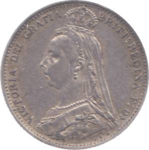 1887 SIXPENCE ( GVF ) 6 - Sixpence - Cambridgeshire Coins