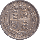 1887 SIXPENCE ( GVF ) - Sixpence - Cambridgeshire Coins