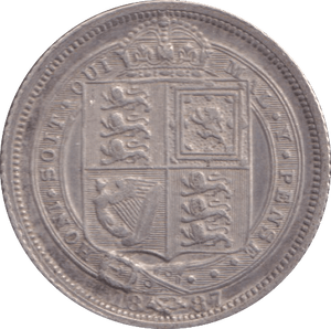 1887 SIXPENCE ( GVF ) - Sixpence - Cambridgeshire Coins