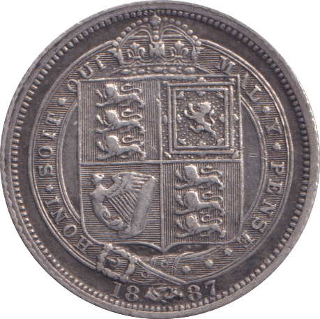 1887 SIXPENCE ( GVF ) - Sixpence - Cambridgeshire Coins