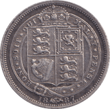 1887 SIXPENCE ( GVF ) - Sixpence - Cambridgeshire Coins