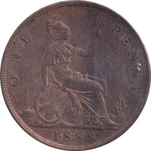 1888 PENNY ( UNC ) - Penny - Cambridgeshire Coins