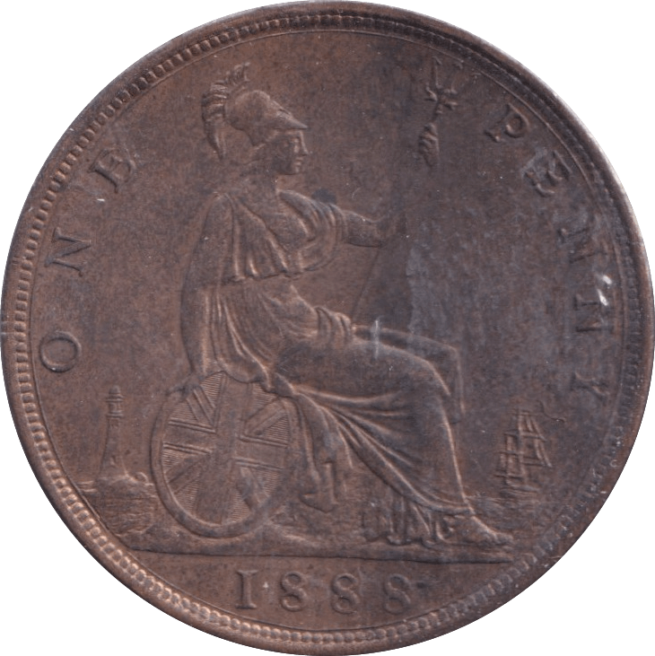 1888 PENNY ( UNC ) - Penny - Cambridgeshire Coins