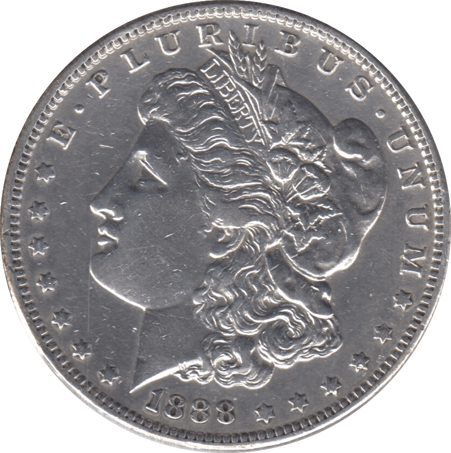 1888 SILVER MORGAN DOLLAR SAN FRANCISCO MINT - SILVER WORLD COINS - Cambridgeshire Coins