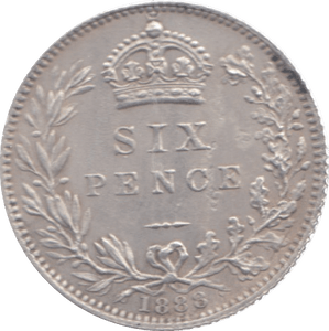 1888 SIXPENCE ( EF ) 6 - Sixpence - Cambridgeshire Coins