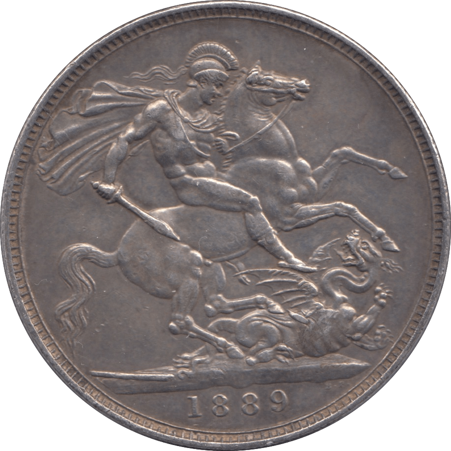 1889 CROWN ( GVF ) - Crown - Cambridgeshire Coins