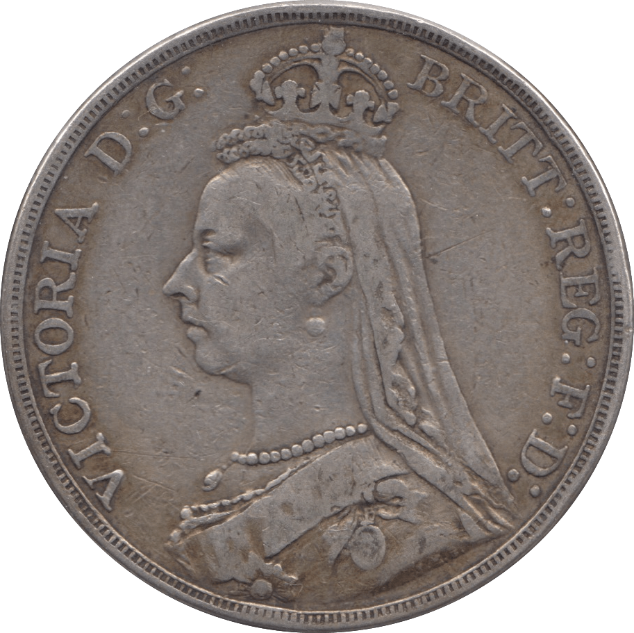 1889 CROWN ( VF ) 6 - Crown - Cambridgeshire Coins