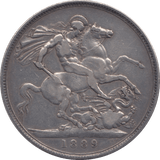 1889 CROWN ( VF ) 8 - Crown - Cambridgeshire Coins