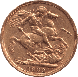 1889 GOLD SOVEREIGN ( EF ) MELBOURNE - Sovereign - Cambridgeshire Coins