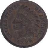 1889 USA ONE CENT - WORLD COINS - Cambridgeshire Coins