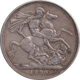 1890 CROWN ( GF ) - Crown - Cambridgeshire Coins