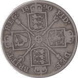 1890 DOUBLE FLORIN ( FINE ) - DOUBLE FLORIN - Cambridgeshire Coins