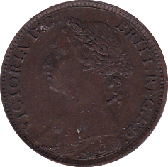 1890 FARTHING ( UNC ) - Farthing - Cambridgeshire Coins