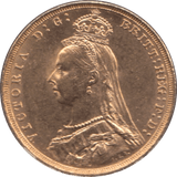 1890 GOLD SOVEREIGN ( AUNC ) - Sovereign - Cambridgeshire Coins