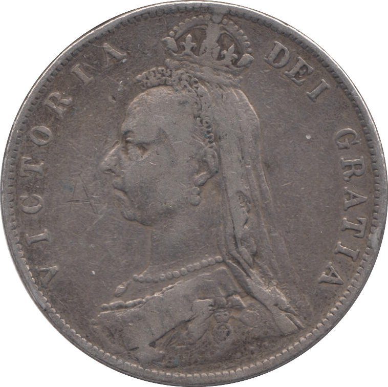 1890 HALFCROWN ( FINE ) 5 - Halfcrown - Cambridgeshire Coins