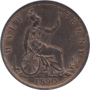 1890 HALFPENNY ( BU ) - Halfpenny - Cambridgeshire Coins