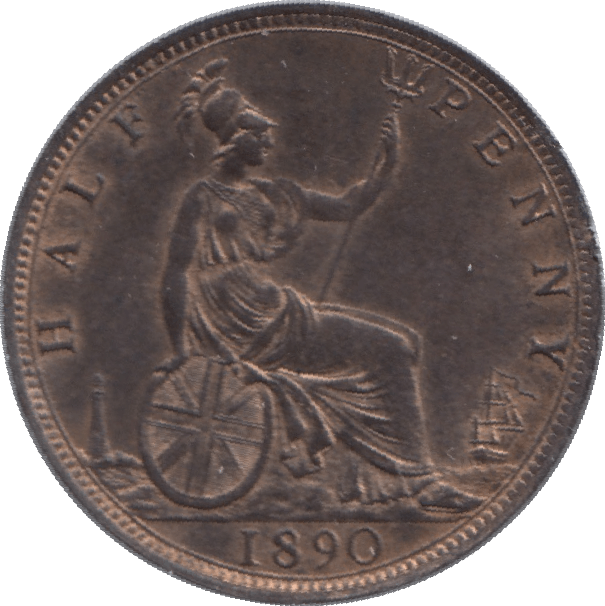 1890 HALFPENNY ( BU ) - Halfpenny - Cambridgeshire Coins