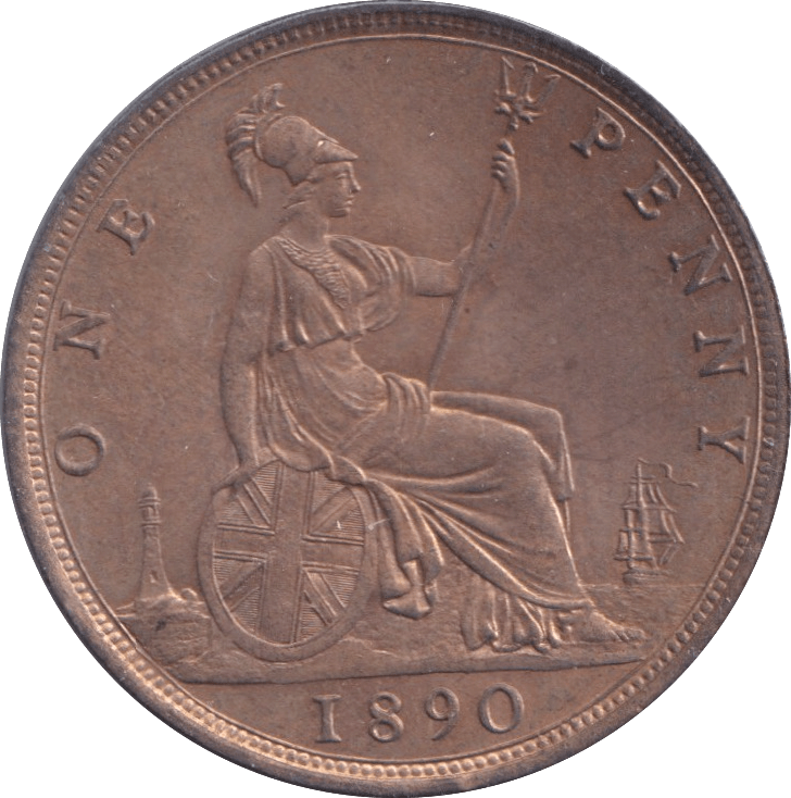 1890 PENNY ( BU ) - Penny - Cambridgeshire Coins