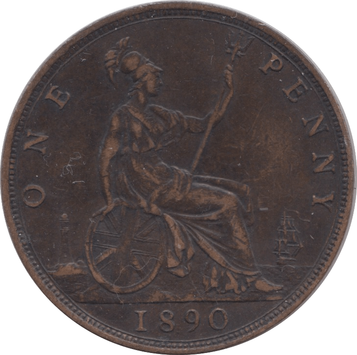 1890 PENNY ( GF ) - Penny - Cambridgeshire Coins