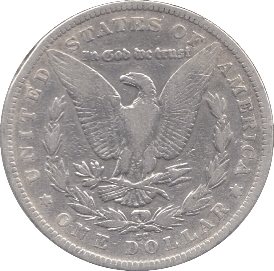 1890 SILVER MORGAN DOLLAR USA CARSON CITY MINT - SILVER WORLD COINS - Cambridgeshire Coins