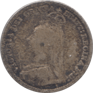 1890 SILVER THREEPENCE ( FINE ) - Threepence - Cambridgeshire Coins