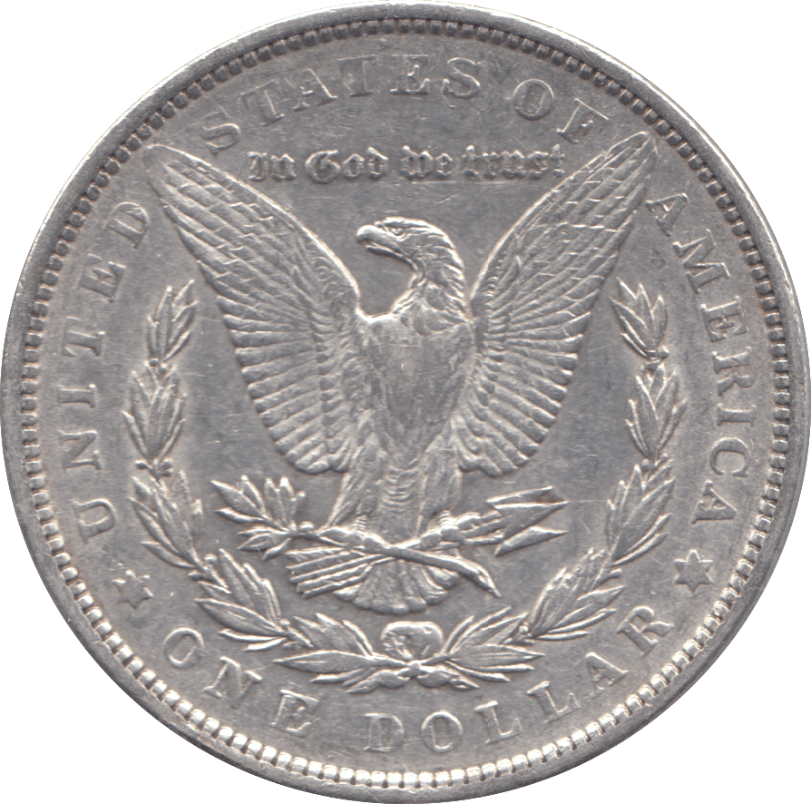 1890 USA SILVER MORGAN DOLLAR PHILADELPHIA MINT - SILVER WORLD COINS - Cambridgeshire Coins