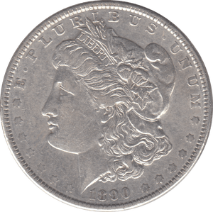 1890 USA SILVER MORGAN DOLLAR PHILADELPHIA MINT - SILVER WORLD COINS - Cambridgeshire Coins