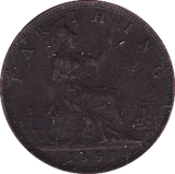 1891 FARTHING ( AEF ) - Farthing - Cambridgeshire Coins