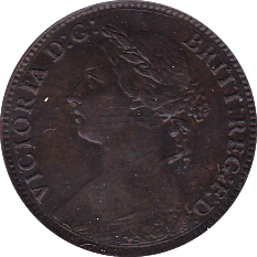 1891 FARTHING ( AUNC ) - Farthing - Cambridgeshire Coins