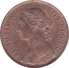 1891 FARTHING ( BU ) - Farthing - Cambridgeshire Coins