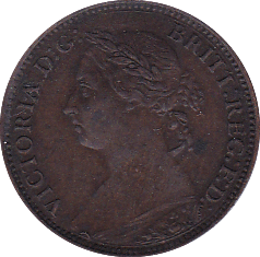 1891 FARTHING ( EF ) - Farthing - Cambridgeshire Coins