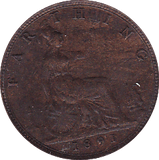 1891 FARTHING ( GEF ) - Farthing - Cambridgeshire Coins