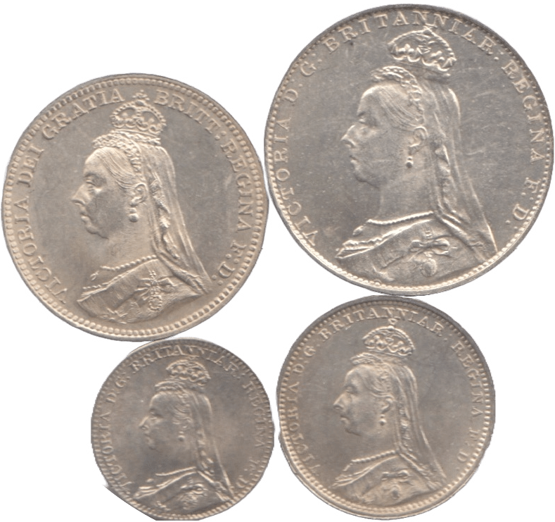 1891 MAUNDY SET VICTORIA - Maundy Set - Cambridgeshire Coins