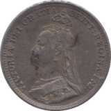 1891 MAUNDY THREEPENCE ( GVF ) - Maundy Coins - Cambridgeshire Coins