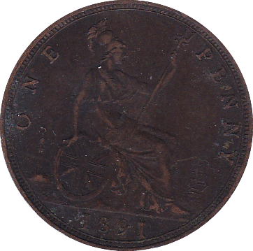 1891 PENNY ( GF ) - Penny - Cambridgeshire Coins