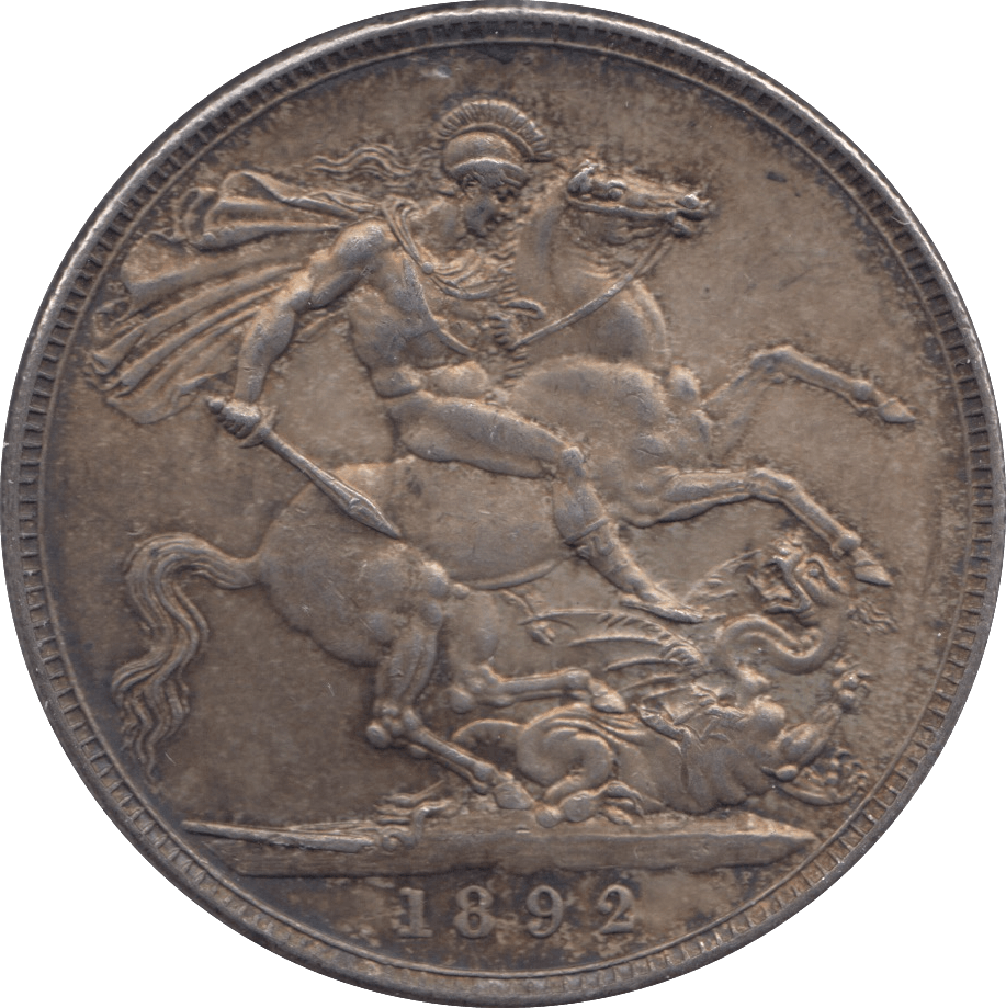 1892 CROWN ( EF ) 1 - Crown - Cambridgeshire Coins