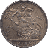 1892 CROWN ( EF ) 1 - Crown - Cambridgeshire Coins