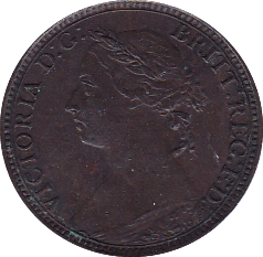 1892 FARTHING ( AUNC ) - Farthing - Cambridgeshire Coins